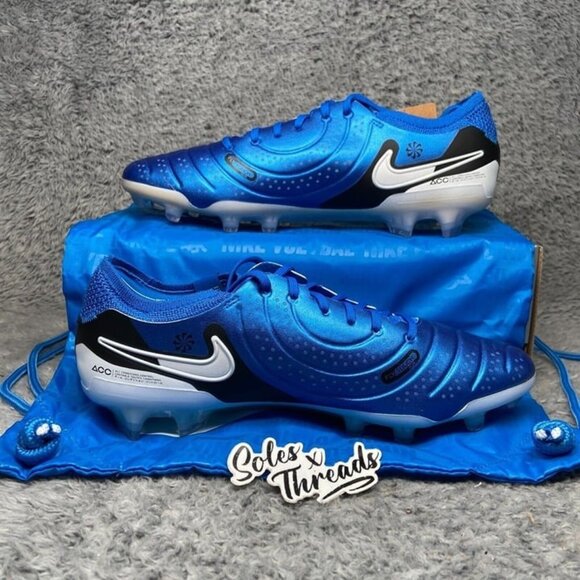 Nike Tiempo Legend 10 Elite FG Soccer Low Size 9 Men Blue White DV4328-400 main image 6